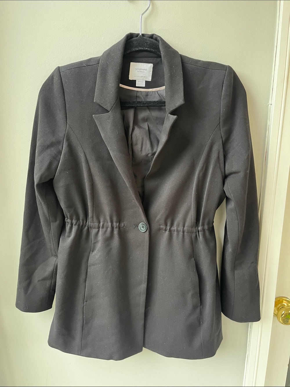 Seraphine Black Maternity Blazer